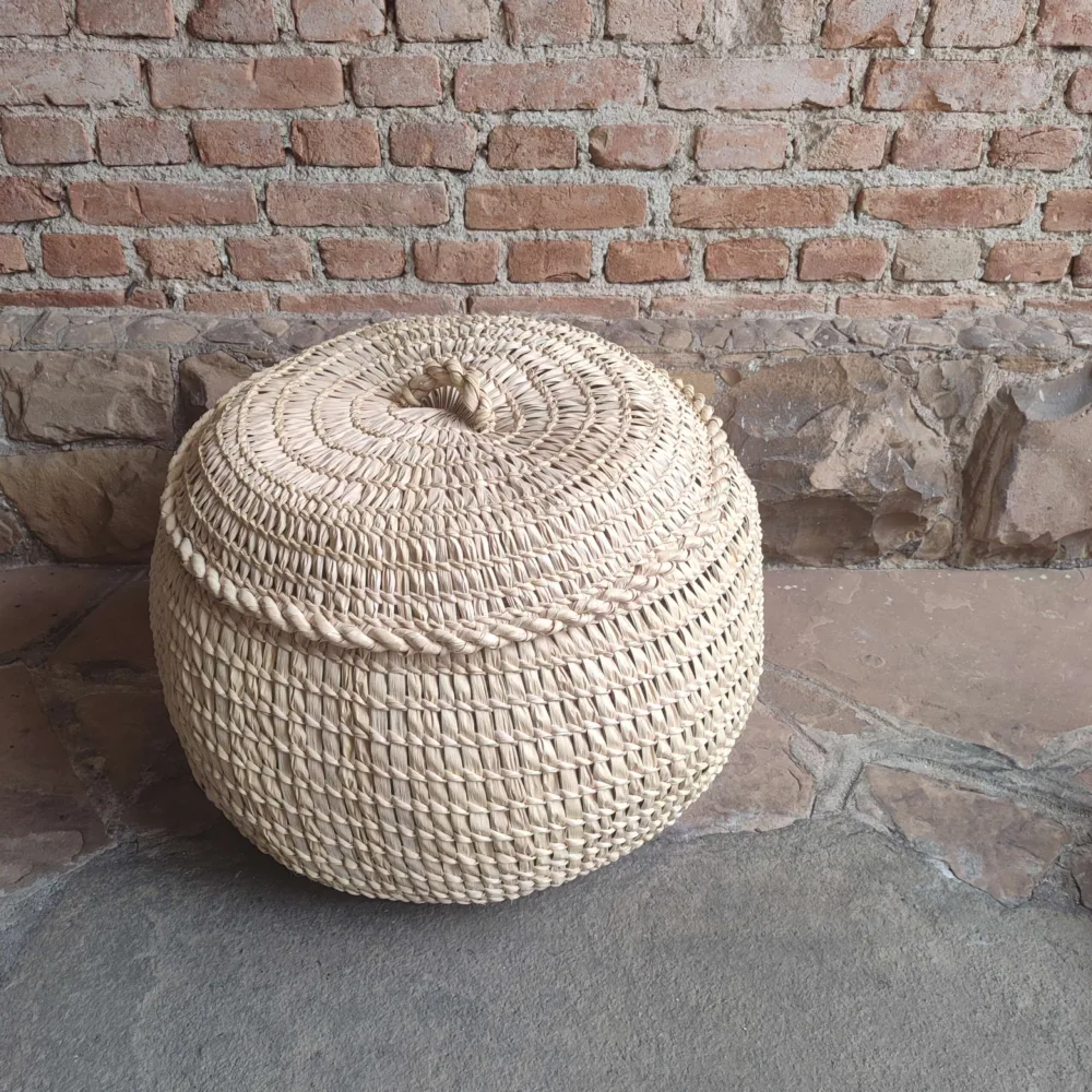 Cesta Cofo - Cru - Palha de Carnaúba - Imagem 2