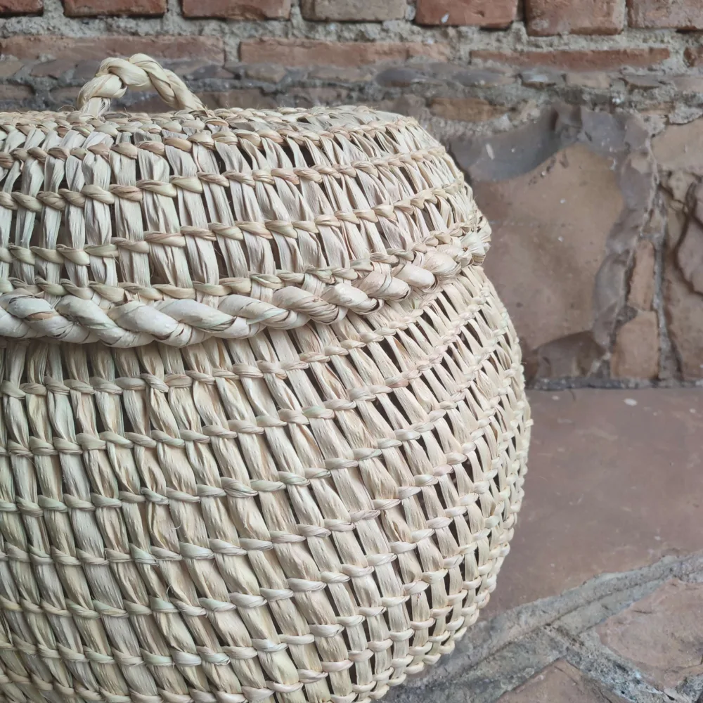 Cesta Cofo - Cru - Palha de Carnaúba - Imagem 6