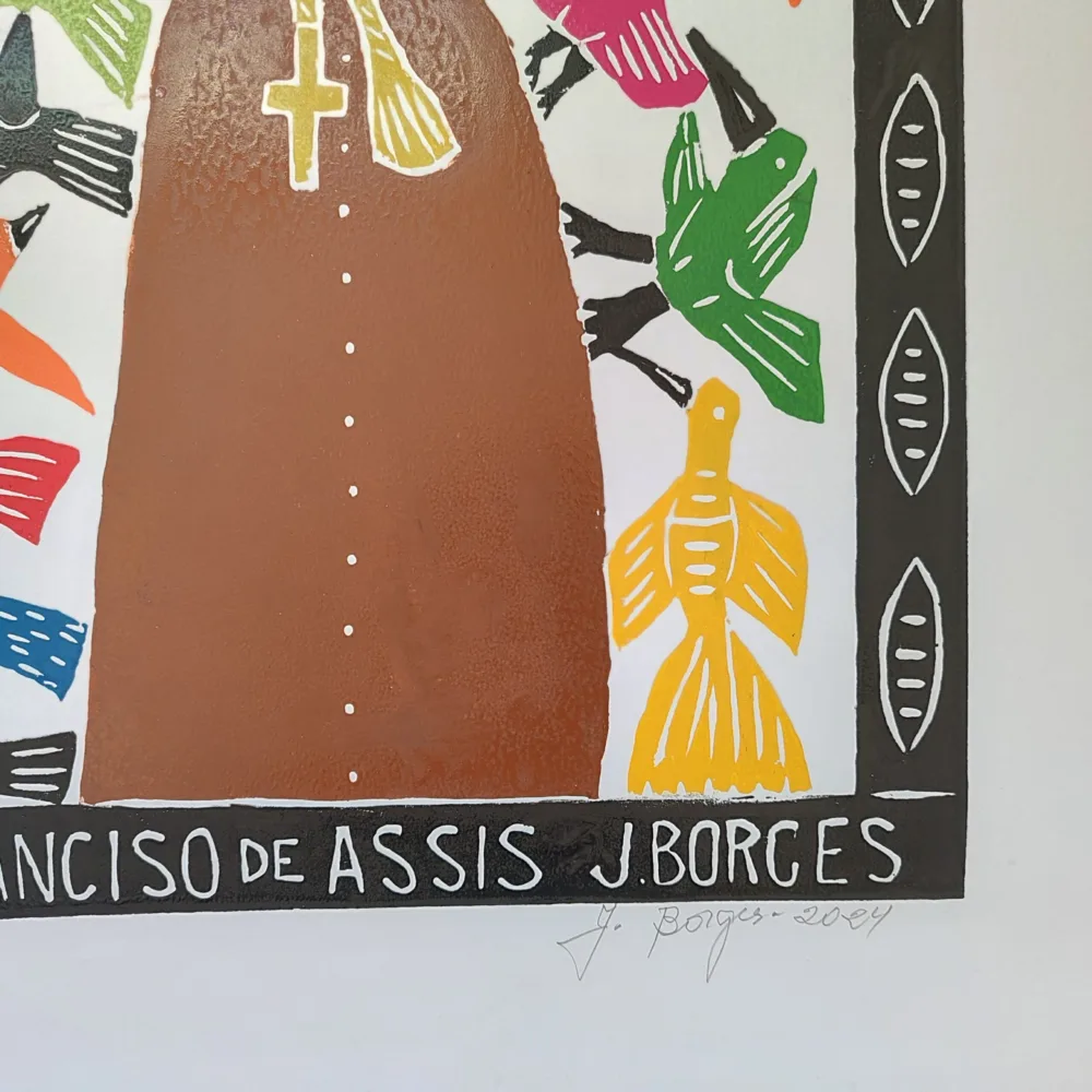 Xilogravura Mestre J Borges G - São Francisco - Imagem 3