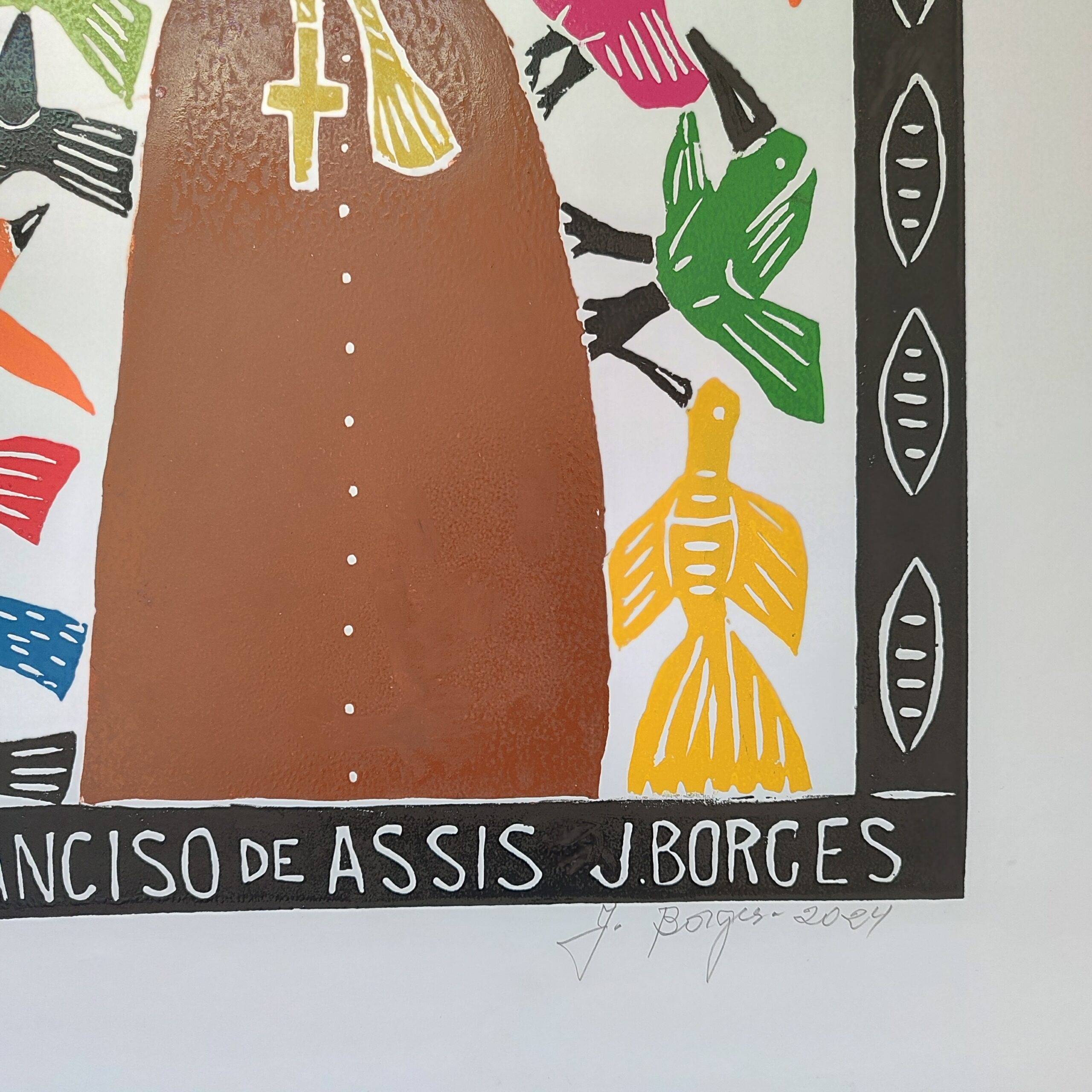 Xilogravura Mestre J Borges G - São Francisco - Imagem 3