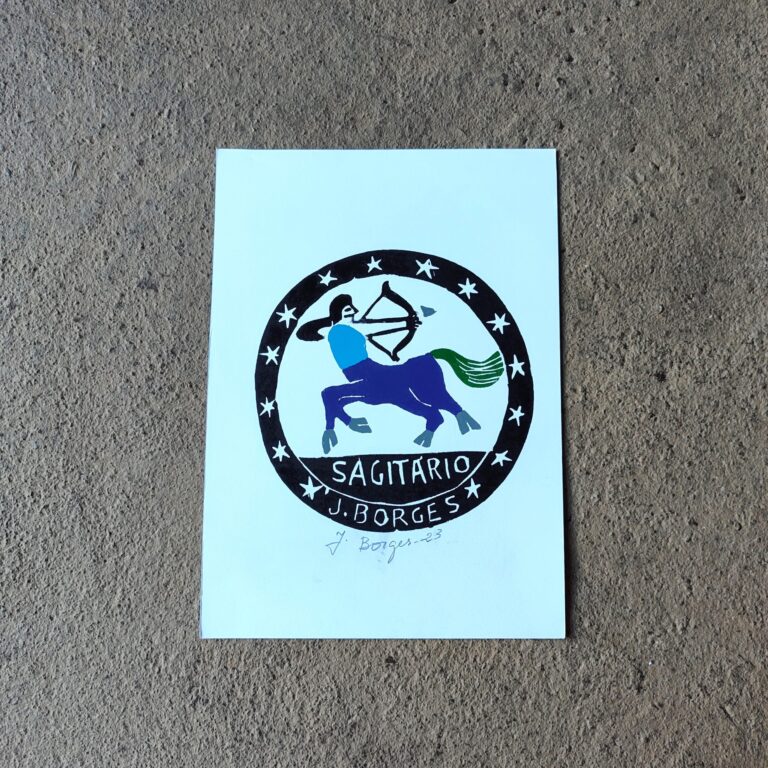 Xilogravura Mestre J Borges P - Signos