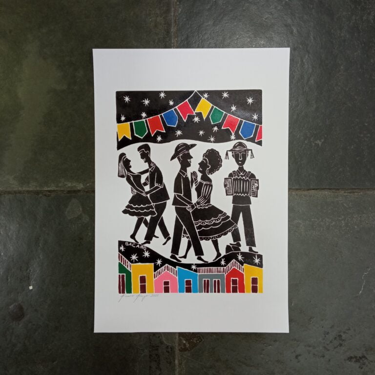 Xilogravura Bacaro Borges M - São João