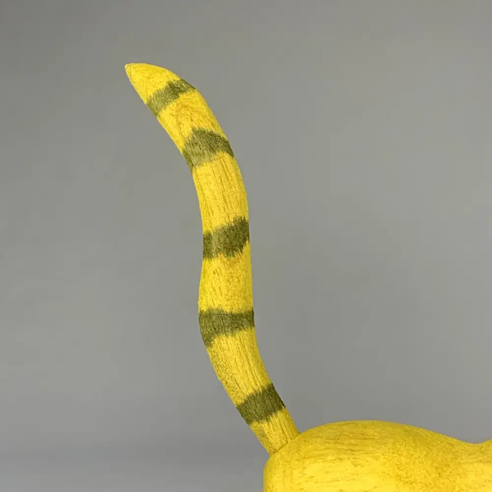 Entalhe Bichos do Pantanal - Quati - Povo Terena - Imagem 4