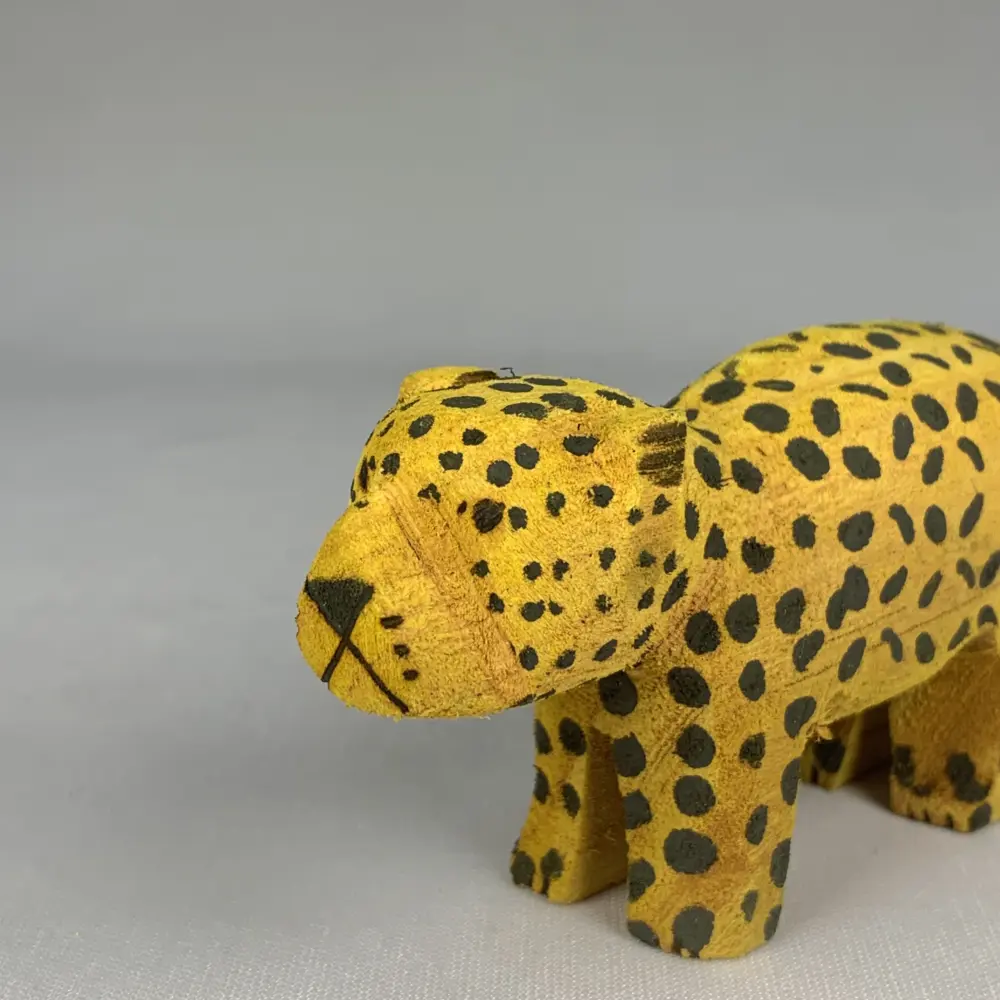 Entalhe Bichos do Pantanal - Onça - Povo Terena - Imagem 3