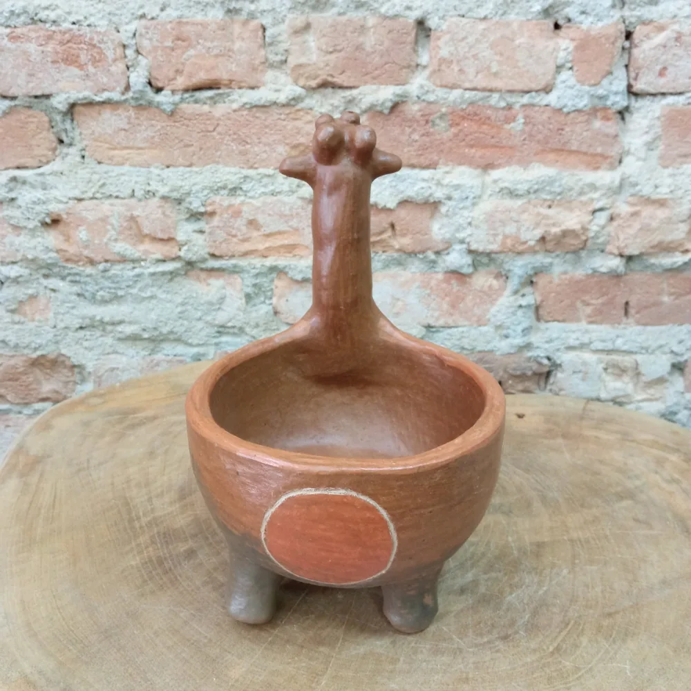 Vaso Girafa - Cerâmica - Mestra Luiza - Imagem 3