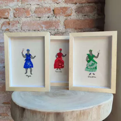 Quadro Bordado - Orixás