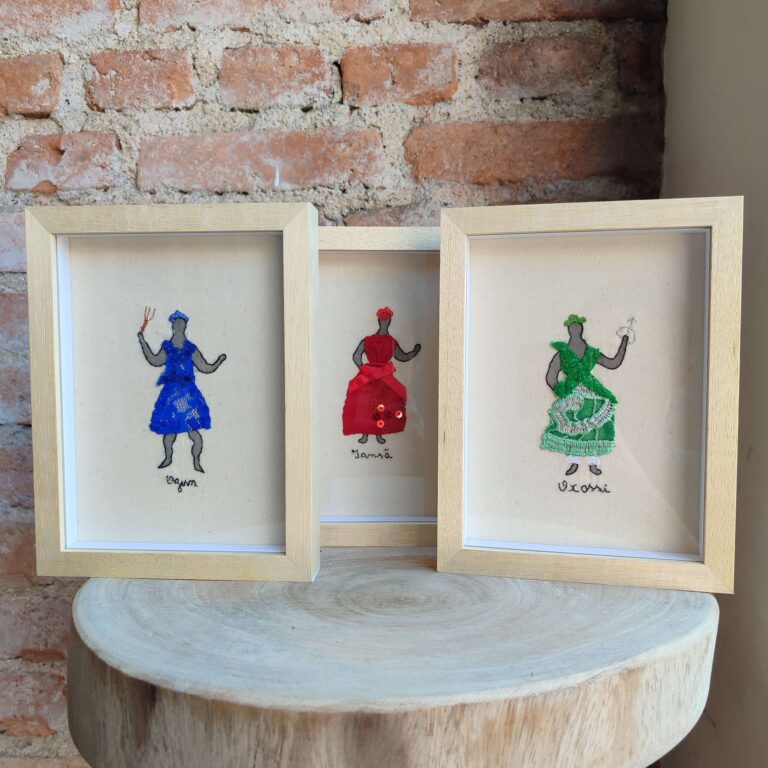 Quadro Bordado - Orixás