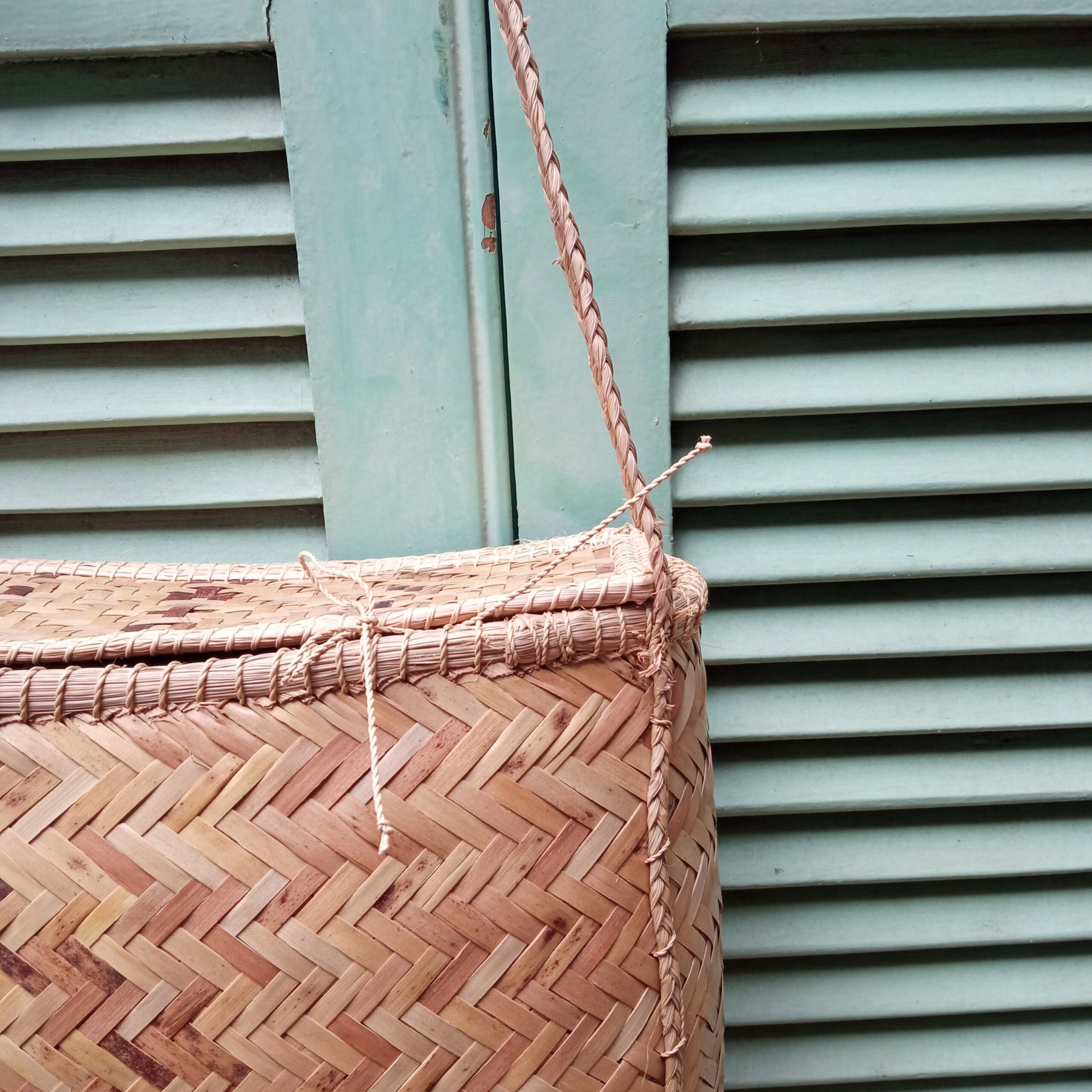 Cesta Com Alças Buriti - Povo Canela - Imagem 2