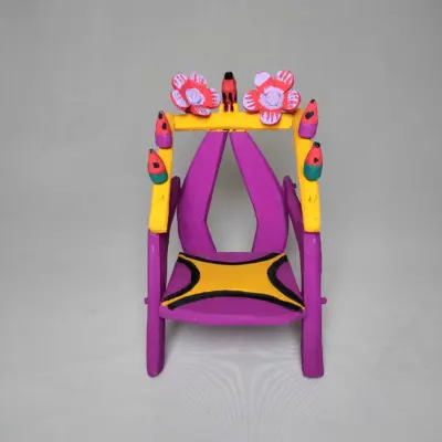 Mini Cadeira Entalhada - Mestre Jasson