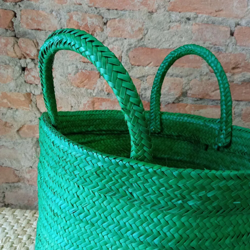Cesta com Alças P - Palha de Piaçava - Imagem 7
