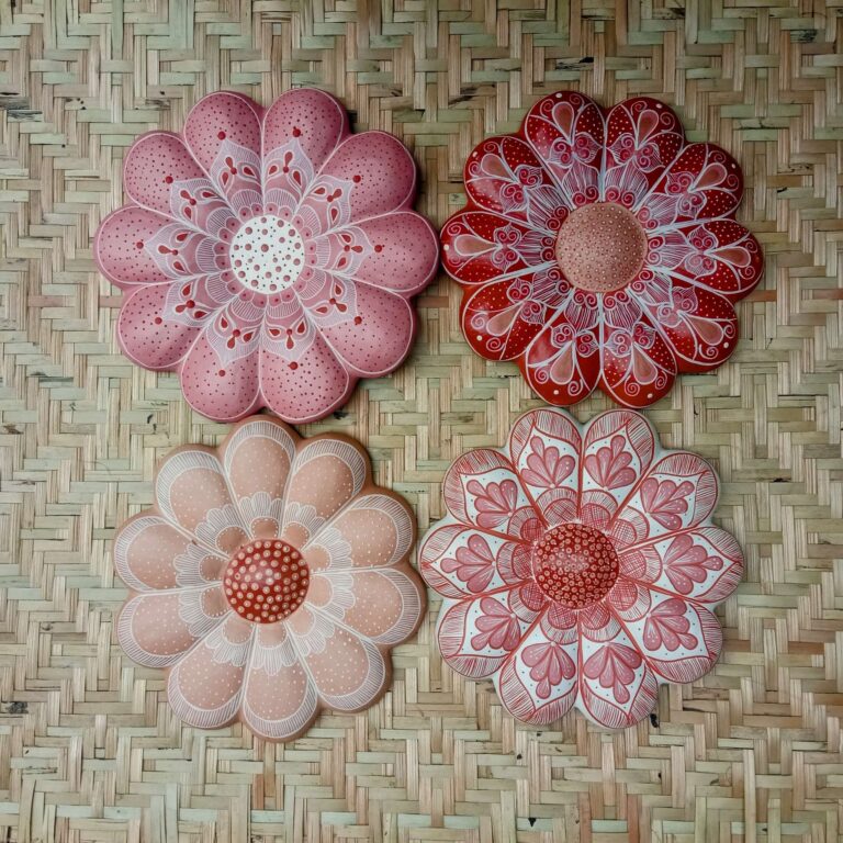 Flor cerâmica G - Vale do Jequitinhonha