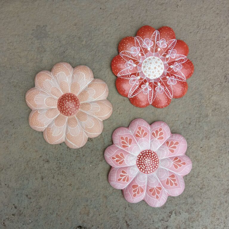 Flor cerâmica M - Vale do Jequitinhonha