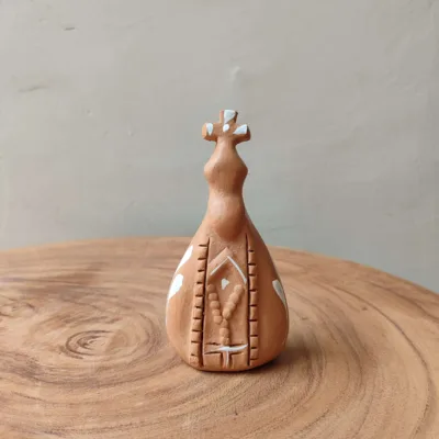 Escultura Nossa Senhora Aparecida Cerâmica - Maragogipinho