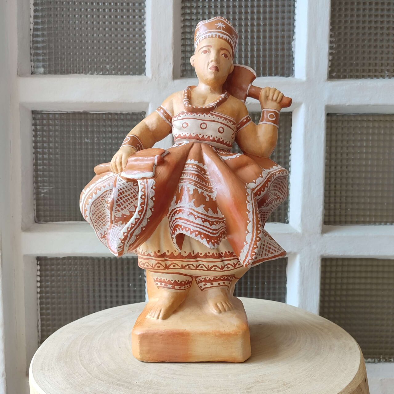 Orixá Cerâmica G - Xangô - Elson