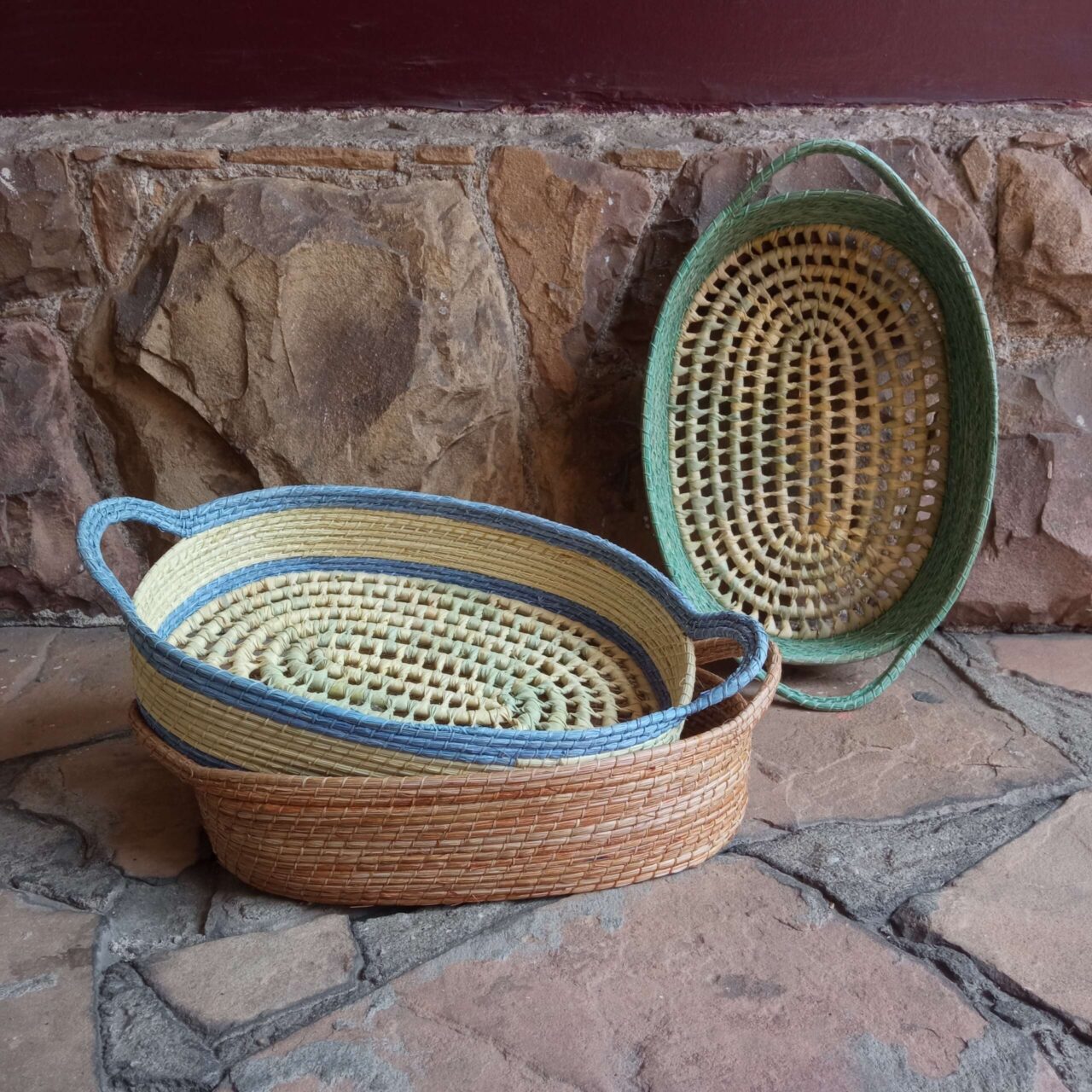 Cesta Oval M - Palha de Ouricuri