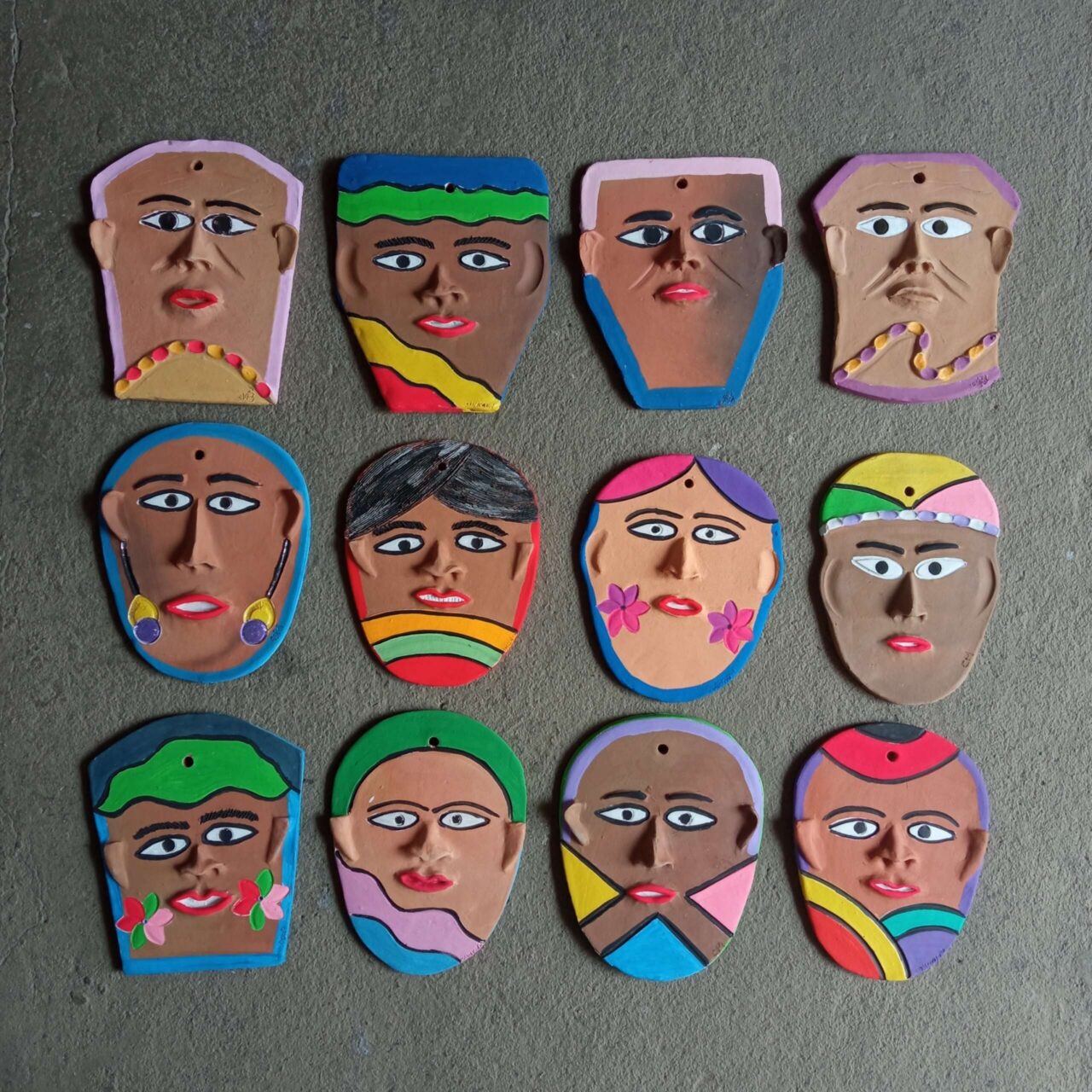 Máscaras Cerâmica - Juazeiro do Norte