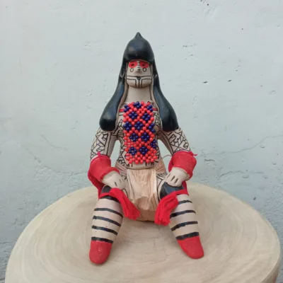 Boneca Cerâmica G - Povo Karajá