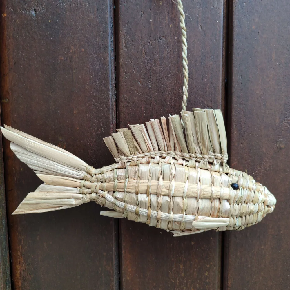 Móbile Peixe - Palha de Taboa - Imagem 4