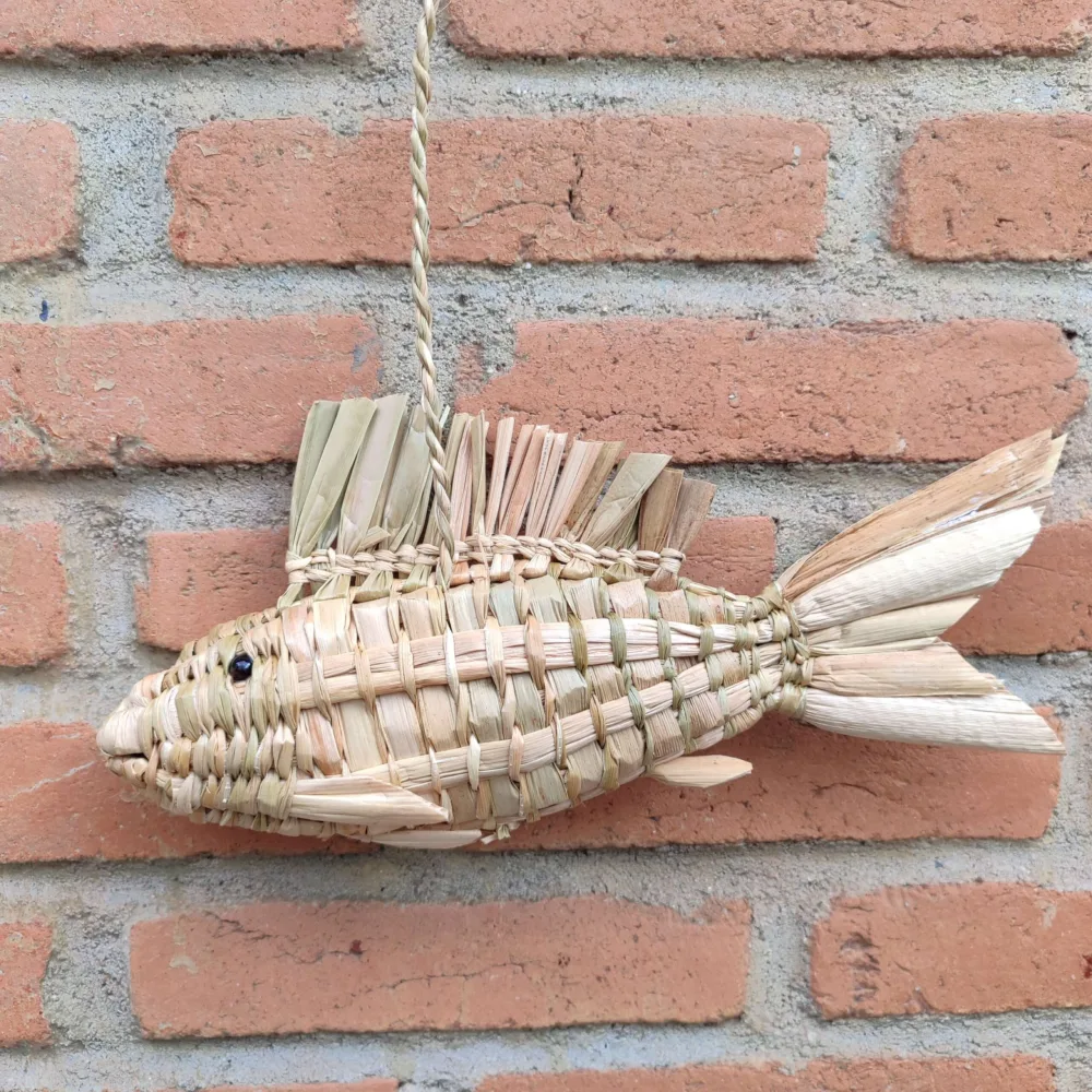 Móbile Peixe - Palha de Taboa - Imagem 3