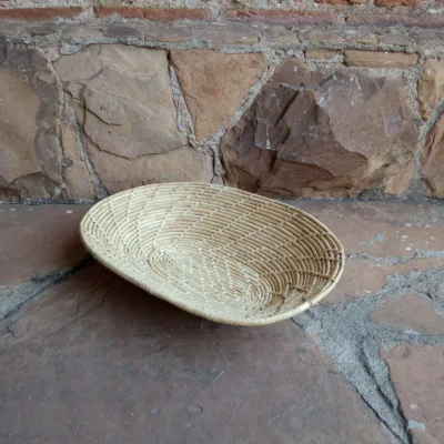 Fruteira Oval - Palha de Carnaúba