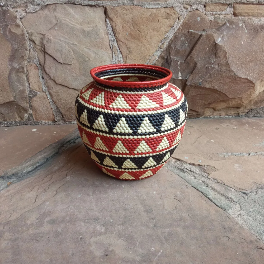 Mini Vaso - Palha de Tucumã - Povo Urucureá - Imagem 3