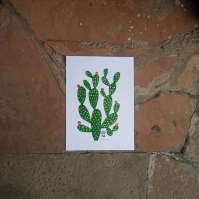 Xilogravura Edna Silva P - Palma