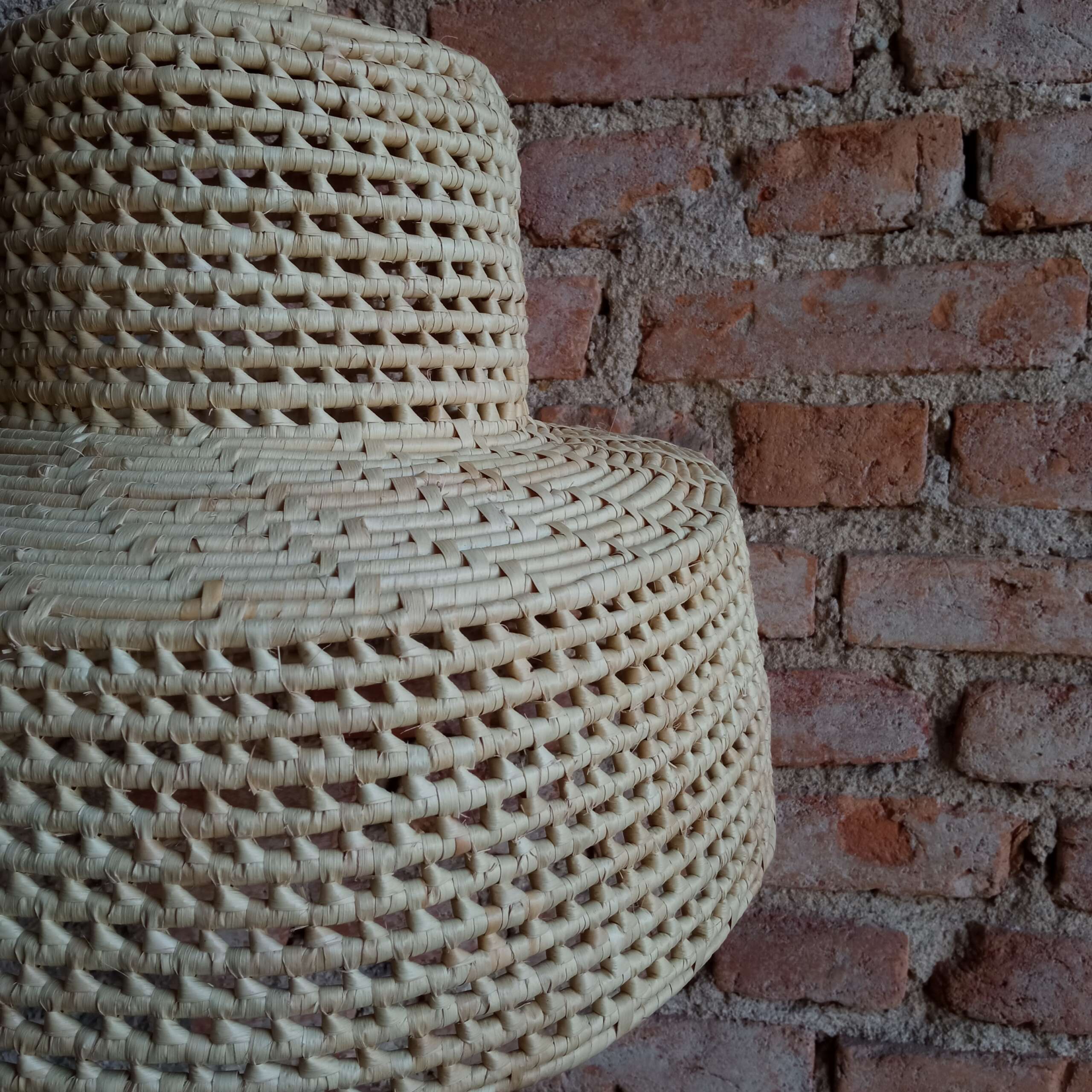 Pendente Bolo - Palha de Carnaúba - Imagem 2