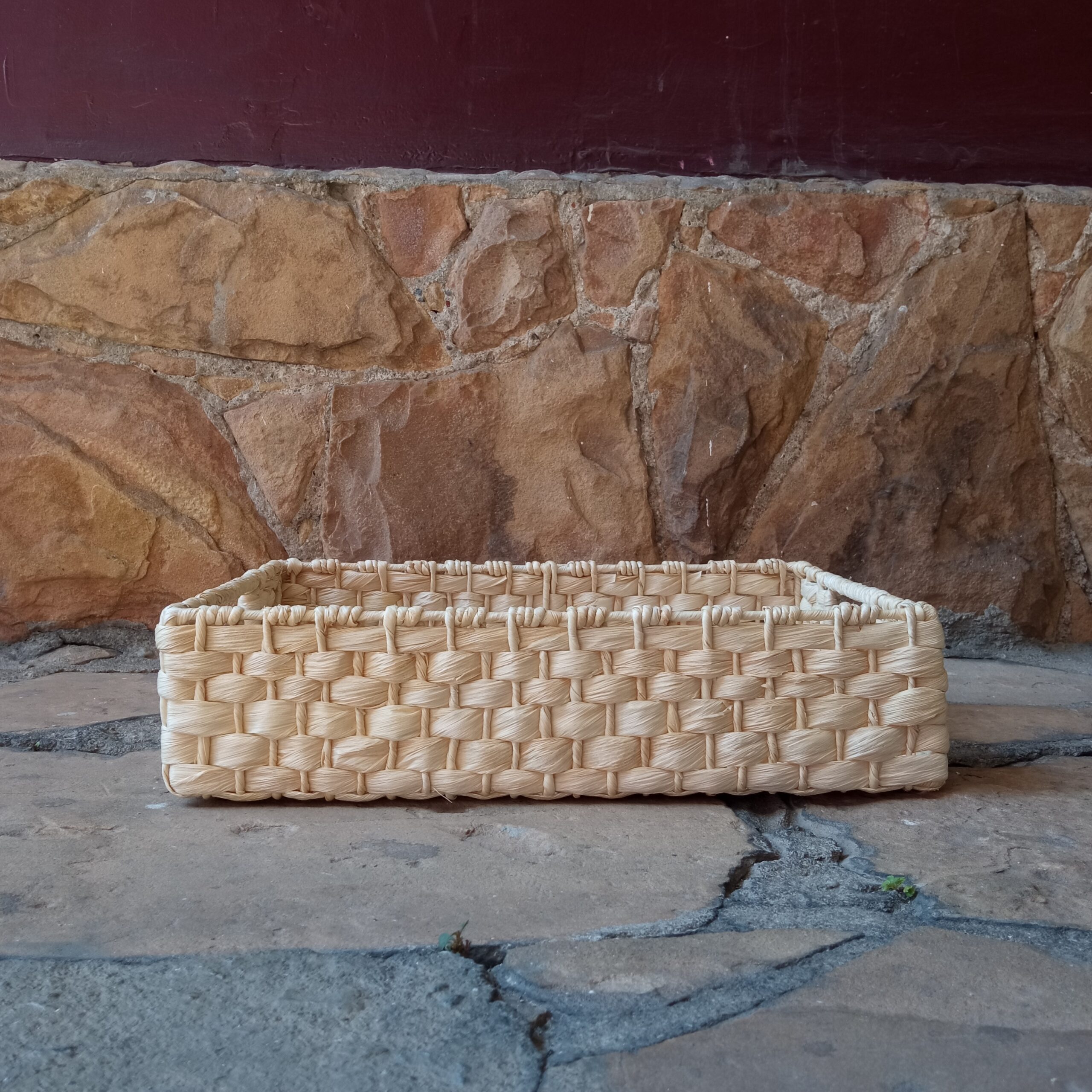 Bandeja com puxadores - Palha de Milho - Imagem 2