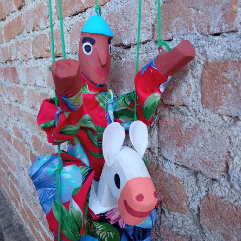 Mamulengo com Cavalo - Mestre Miro - Imagem 6