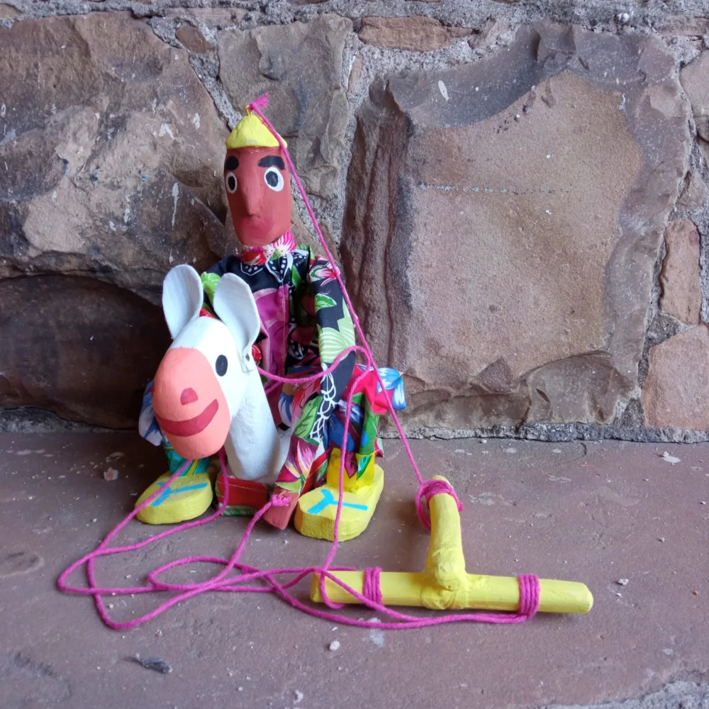 Mamulengo com Cavalo - Mestre Miro - Imagem 7