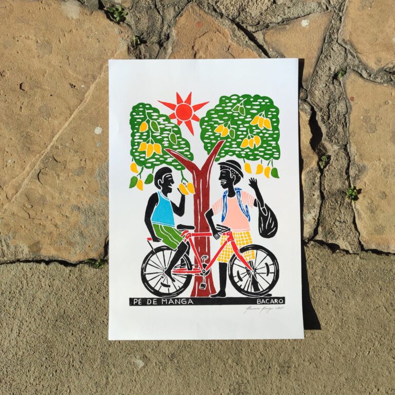 Xilogravura Bacaro Borges M - Pé de Manga