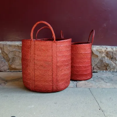Cesta Teresa - Castanho – Palha de Piaçava