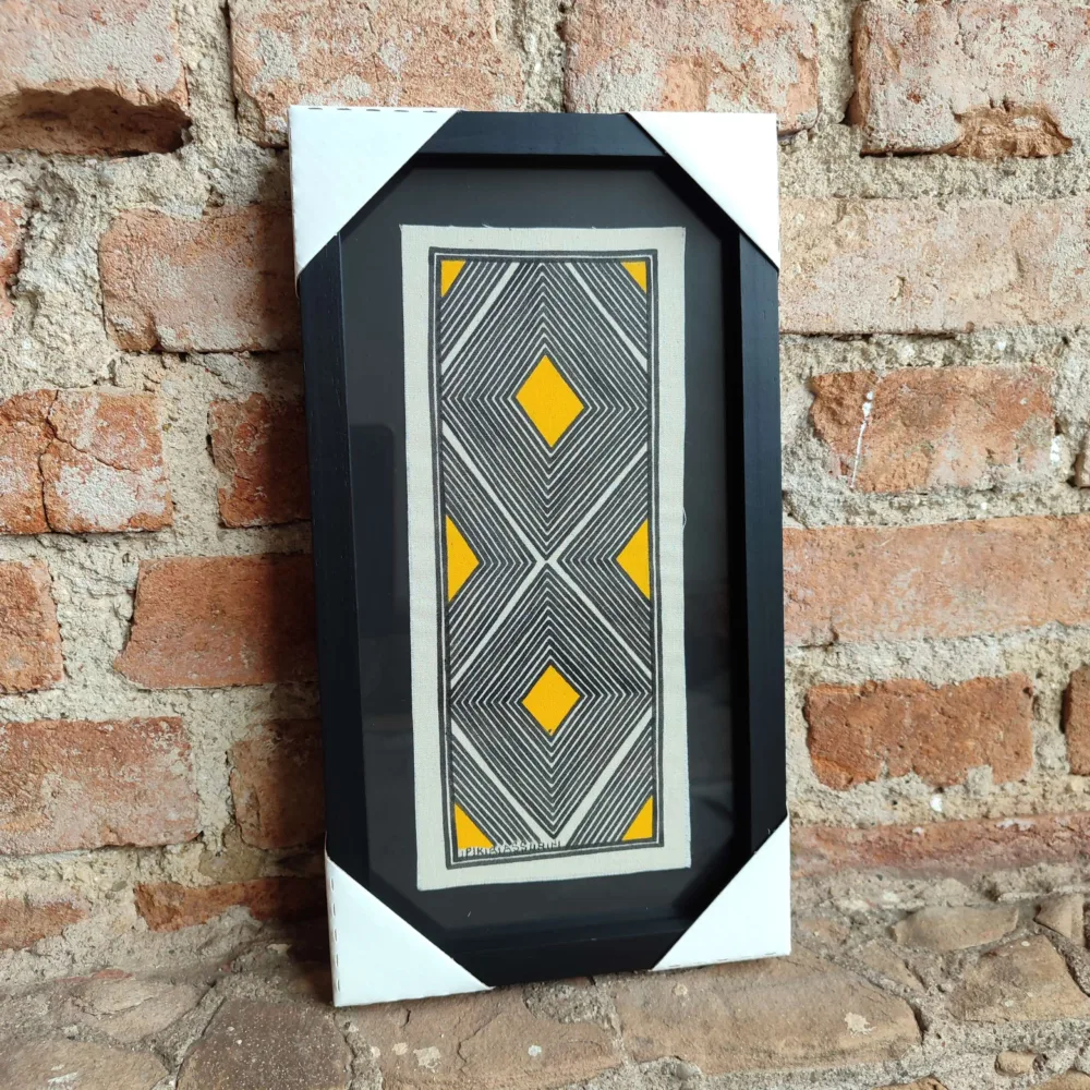 Quadro Grafismo P - Povo Asurini - Imagem 7