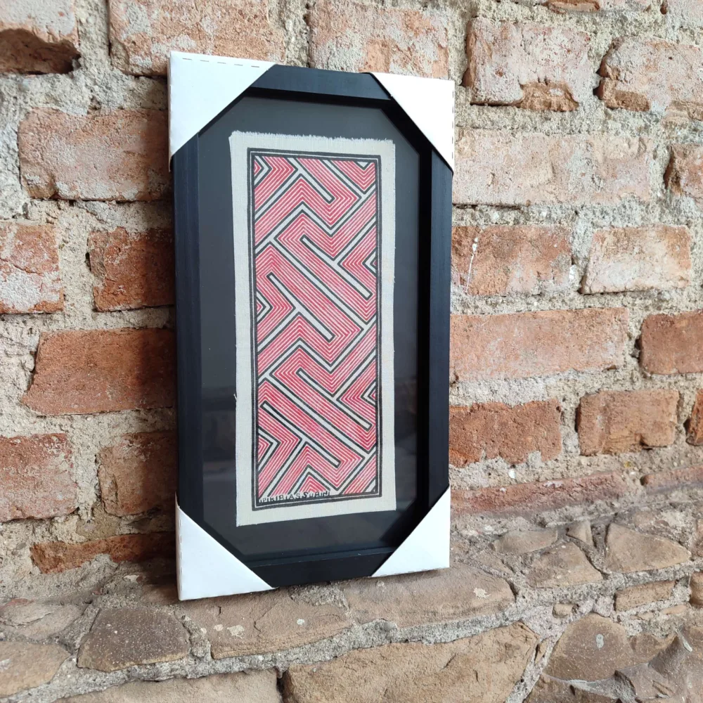 Quadro Grafismo P - Povo Asurini - Imagem 2