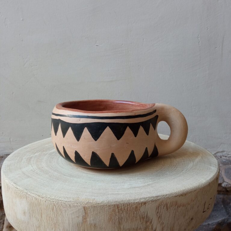 Xícara Cerâmica - Povo Waurá