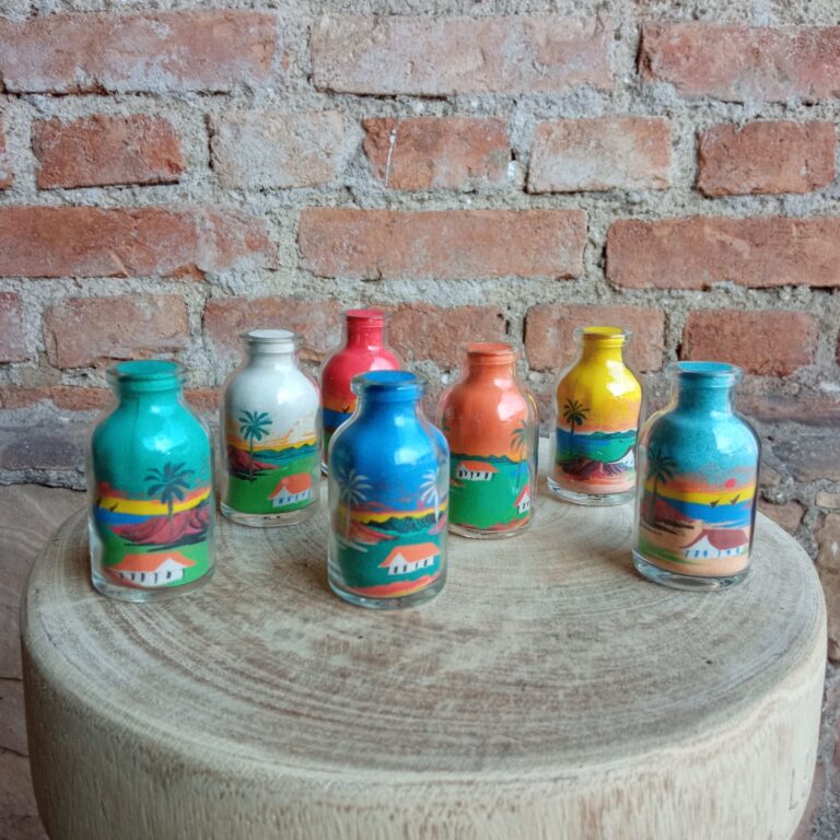 Garrafa Decorada com Areia P