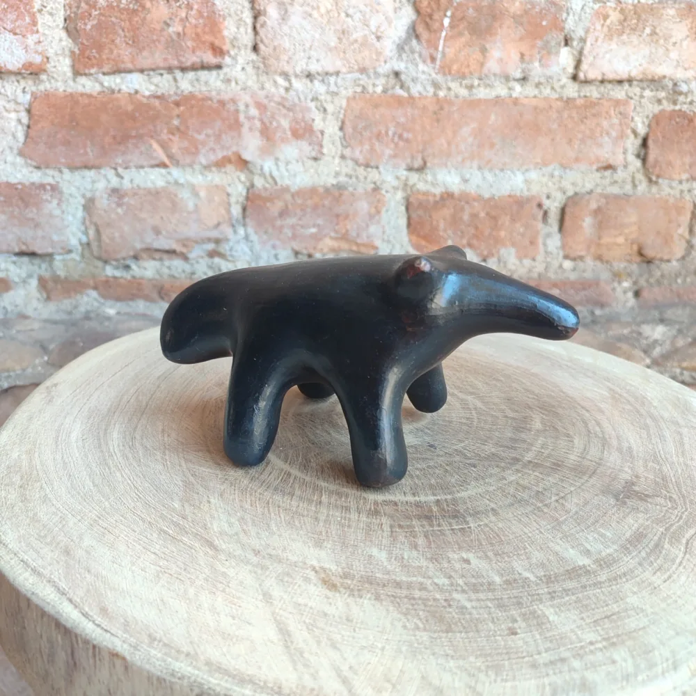 Escultura Cerâmica Bicho P - Povo Waurá - Imagem 4