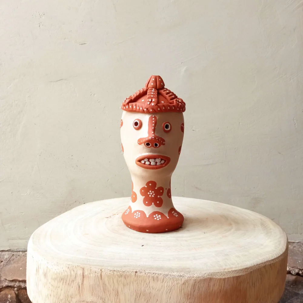 Escultura Cabeça - Margarida