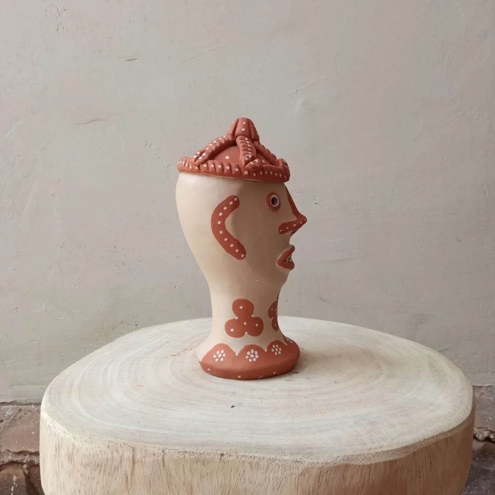 Escultura Cabeça - Margarida - Imagem 3