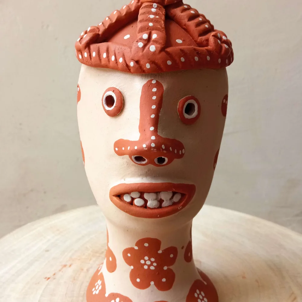 Escultura Cabeça - Margarida - Imagem 2