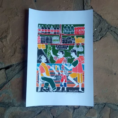 Xilogravura Bacaro Borges M - Venda