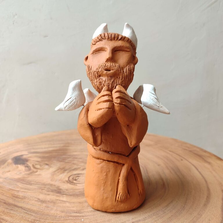 Escultura São Francisco Cerâmica - Maragogipinho