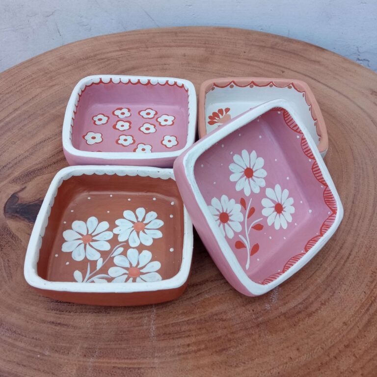 Cumbuca Quadrada Cerâmica P - Vale do Jequitinhonha