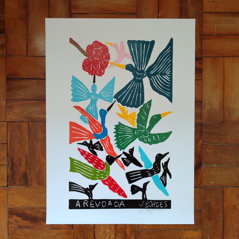 Xilogravura Mestre J Borges G - A Revoada