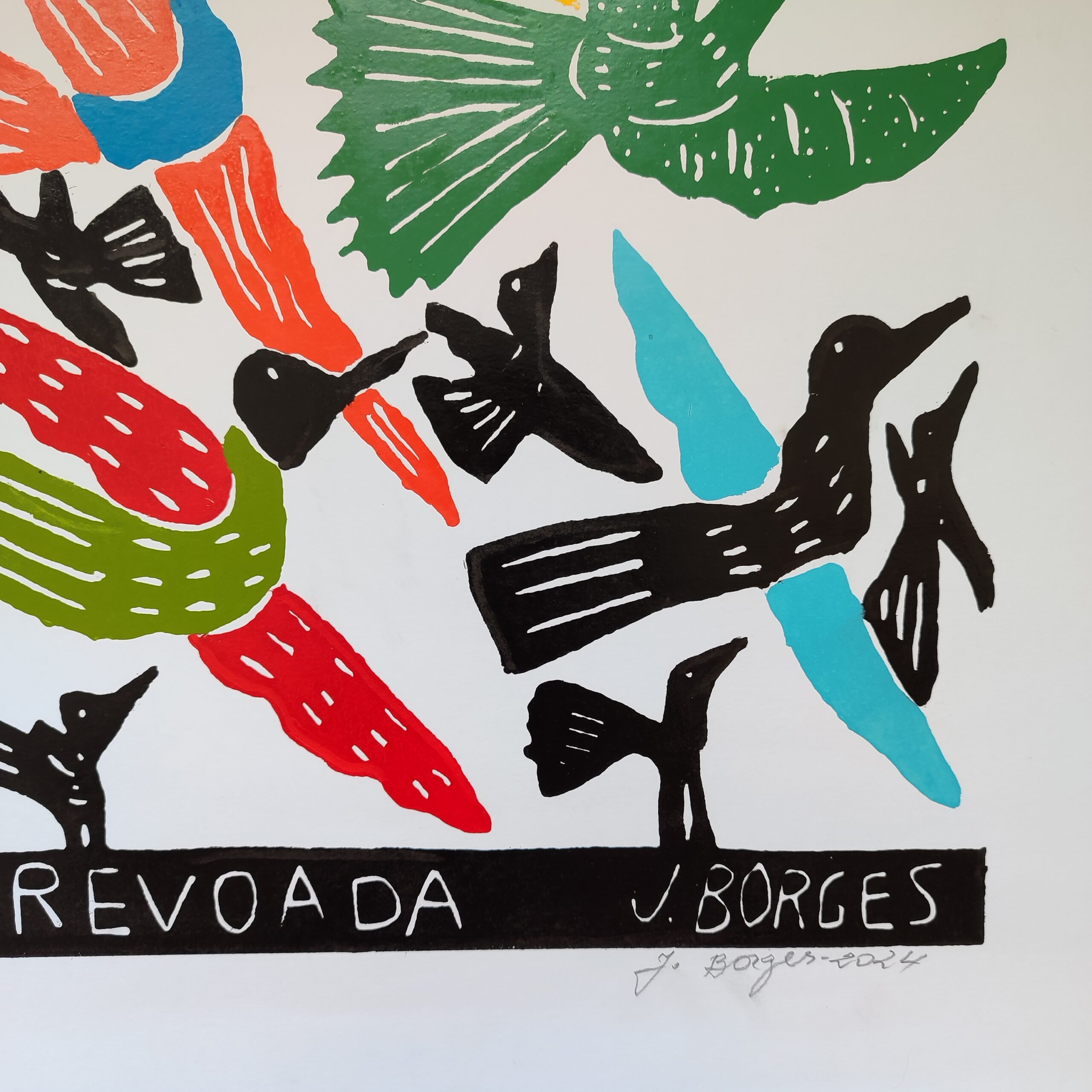 Xilogravura Mestre J Borges G - A Revoada - Imagem 3