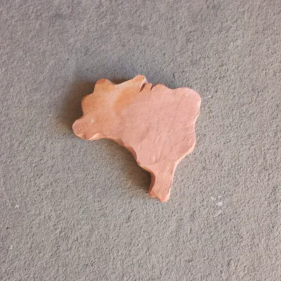 Mapa do Brasil em Barro - Nildo