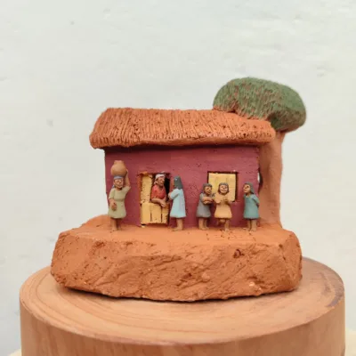Escultura Casa Sertaneja - Cláudio