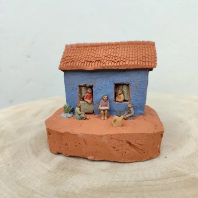 Escultura Casa Sertaneja - Cláudio