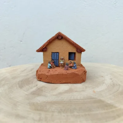 Escultura Casa Sertaneja - Cláudio