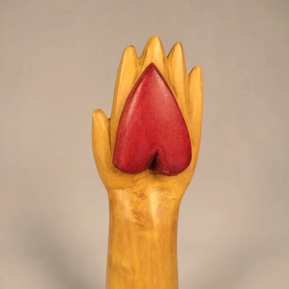 Ex-voto Mão com Coração - Taís - Imagem 2